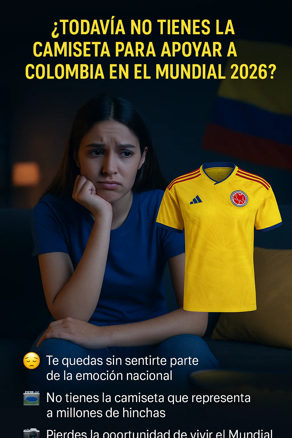 CAMISETA SELECCION COLOMBIA MUNDIAL 26
