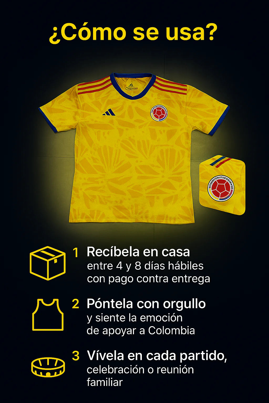 CAMISETA SELECCION COLOMBIA MUNDIAL 26